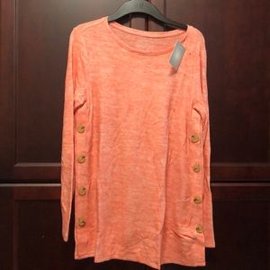 NWT a glow maternity long sleeve top size small